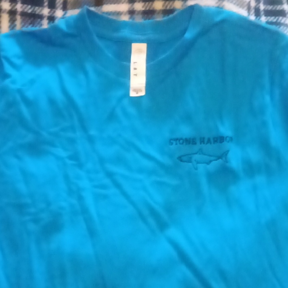 Blue Graphic T-Shirt STONE HARBOR